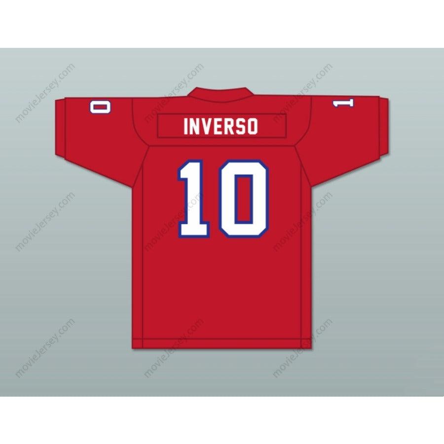 PERSONALIZA CUALQUIER Nombre Número 1983 USFL GLENN INVERSO 10 NEW JERSEY GENERALS ROAD Camiseta de Fútbol con Costuras S-6XL