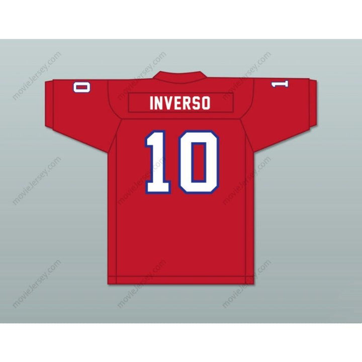 PERSONALIZA CUALQUIER Nombre Número 1983 USFL GLENN INVERSO 10 NEW JERSEY GENERALS ROAD Camiseta de Fútbol con Costuras S-6XL