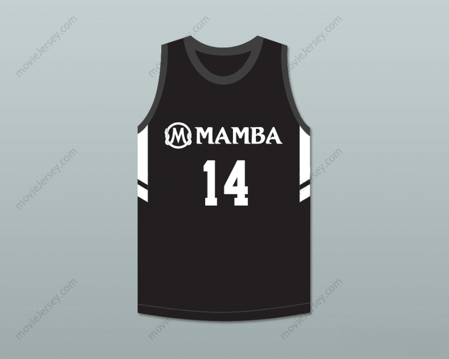 CUSTOM ANY Name Number PAYTON CHESTER 14 MAMBA BALLERS BLACK BASKETBALL JERSEY VERSION 3 Top Stitched S-6XL