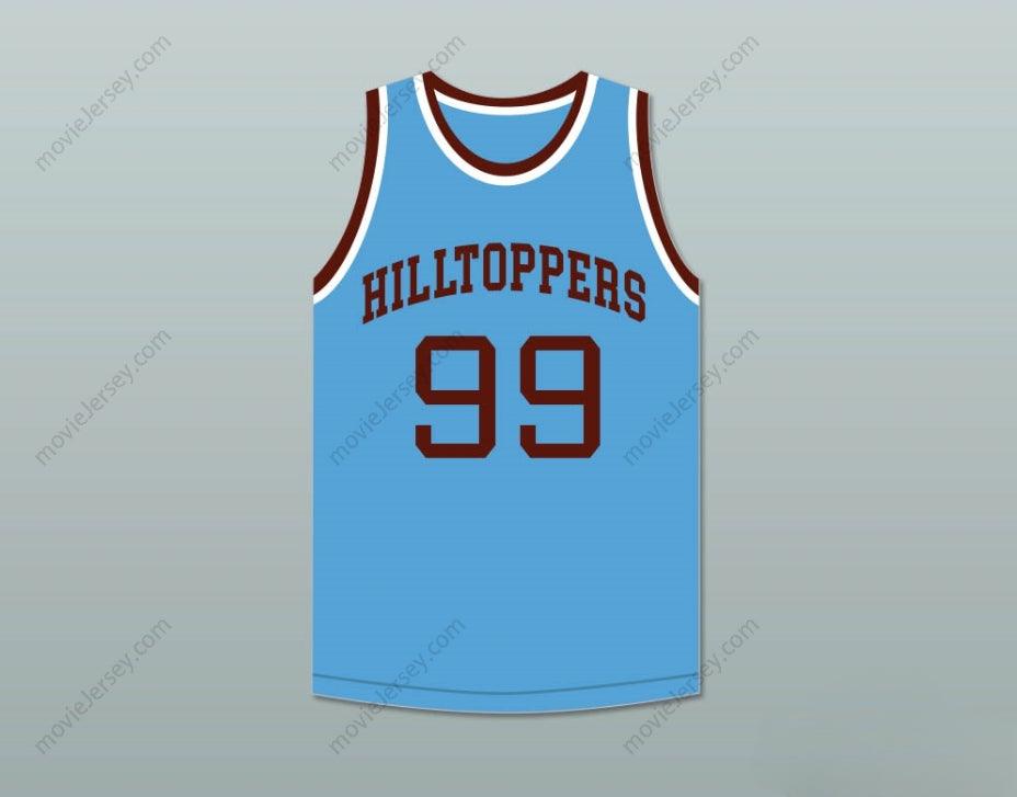 CAMISETA DE BALONCESTO PERSONALIZADA CON CUALQUIER Nombre y Número GEORGE MIKAN 99 JOLIET CATHOLIC HIGH SCHOOL HILLTOPPERS AZUL CLARO 1 Superior Cosido S-6XL