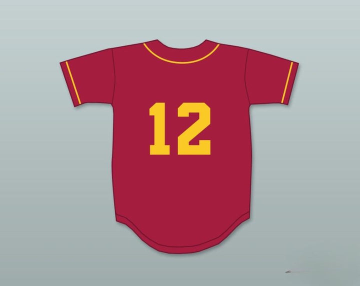 Personaliza cualquier nombre número AARON HICKS 12 WOODROW WILSON CLASSICAL HIGH SCHOOL BRUINS CAMISETA DE BÉISBOL ROJO CARDENAL 1 Doble Costura S-6XL