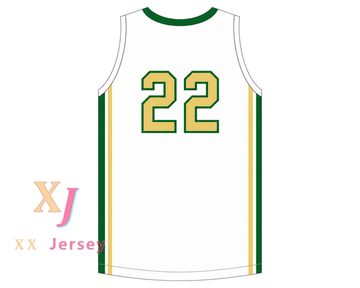 Custom Malaki Branham 22 St. Vincent-St. Mary Fighting Irish White Basketball Jersey