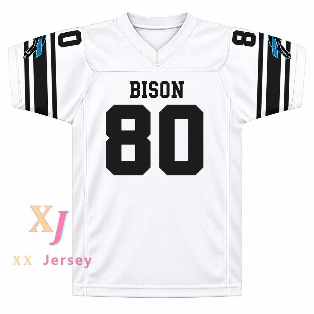 Custom Tracy Two Dogs 80 Blue Springs Bison High School Football Jersey