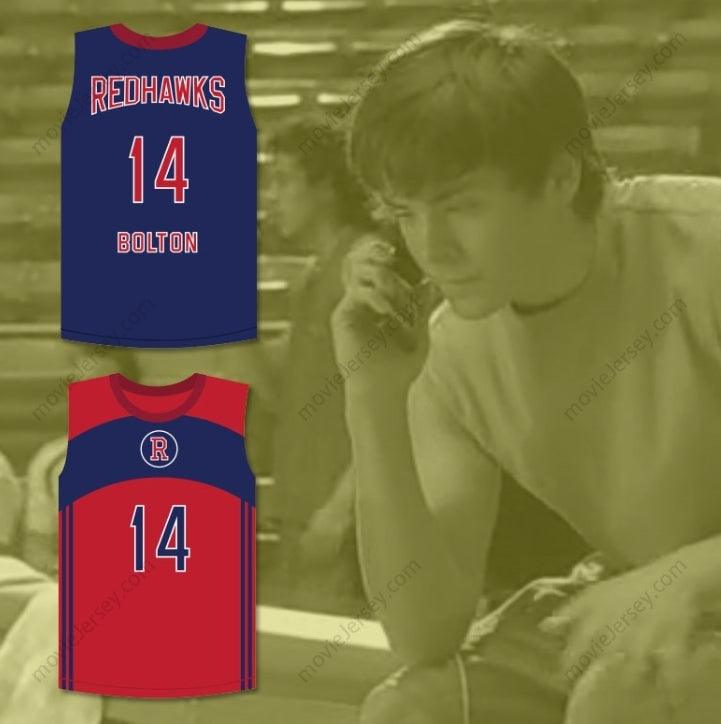 PERSONALIZA Cualquier Nombre Número TROY BOLTON 14 ALBUQUERQUE REDHAWKS CAMISETA BALONCESTO HIGH SCHOOL MUSICAL 2 Cosido S-6XL