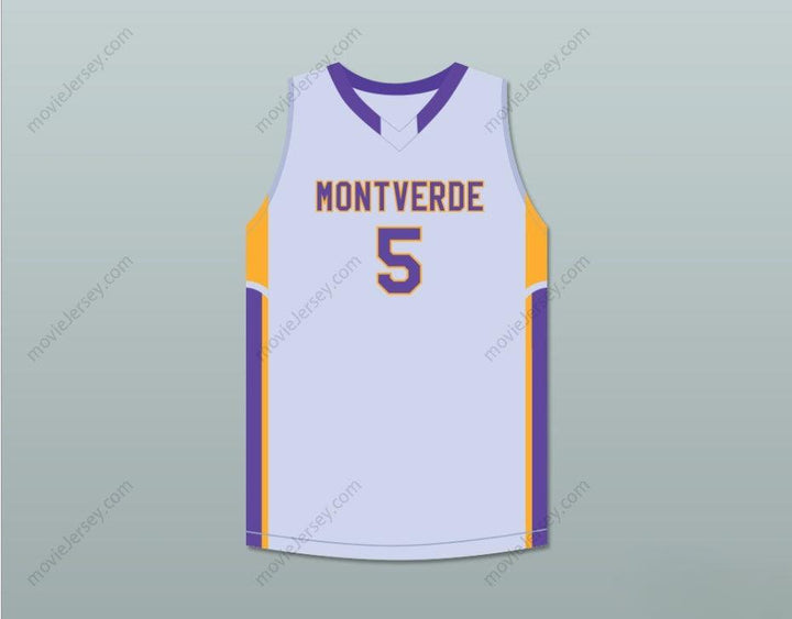 PERSONALIZA CUALQUIER Nombre Número R.J. BARRETT 5 CAMISETA DE BALONCESTO GRIS ACADEMY Bordada S-6XL