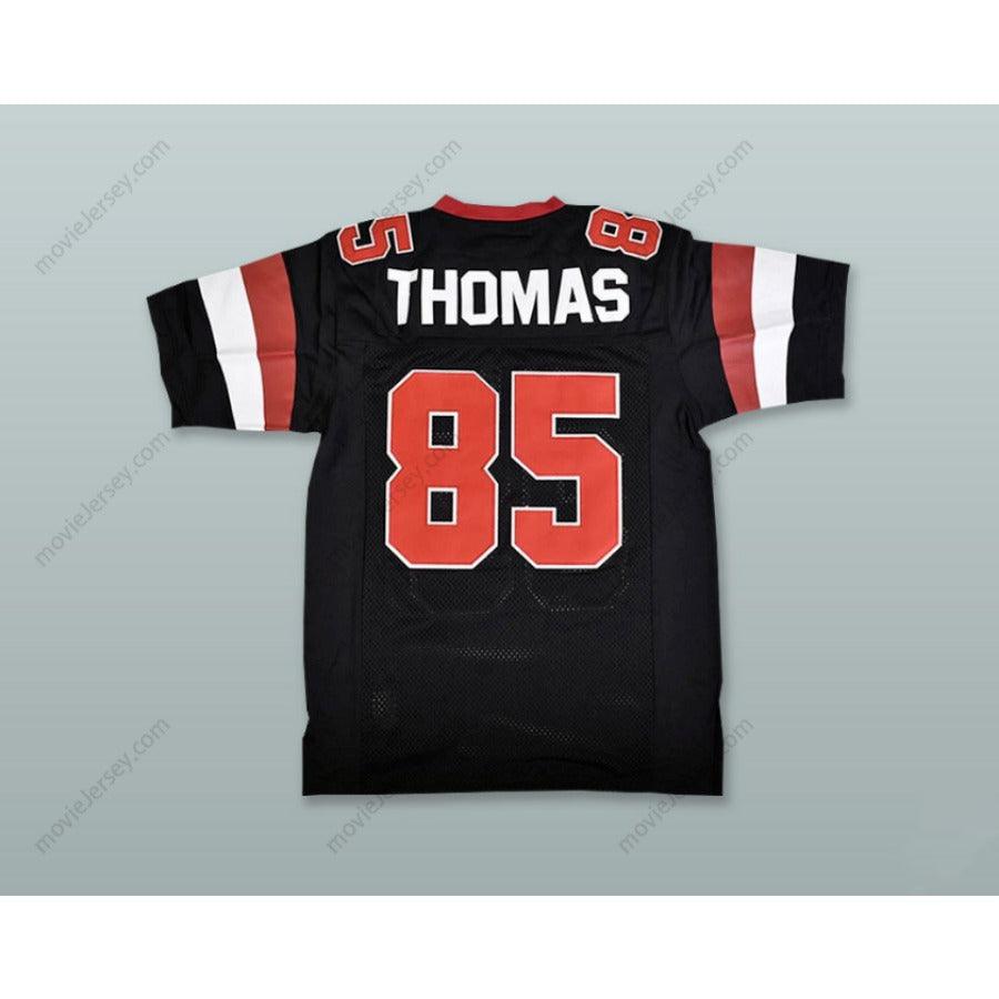 PERSONALIZA CUALQUIER Nombre Número MICHAEL THOMAS 85 WILLIAM HOWARD TAFT CHARTER HIGH SCHOOL TOREADORS Camiseta de Fútbol Negra Cosida Tallas S-6XL