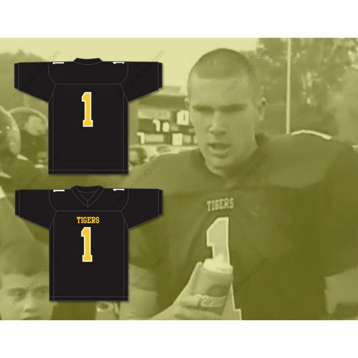 PERSONALIZA CUALQUIER Nombre Número TRAVIS KELCE 1 CAMISETA Fútbol Americano CLEVELAND HEIGHTS HIGH SCHOOL TIGERS con costuras Tallas S-6XL