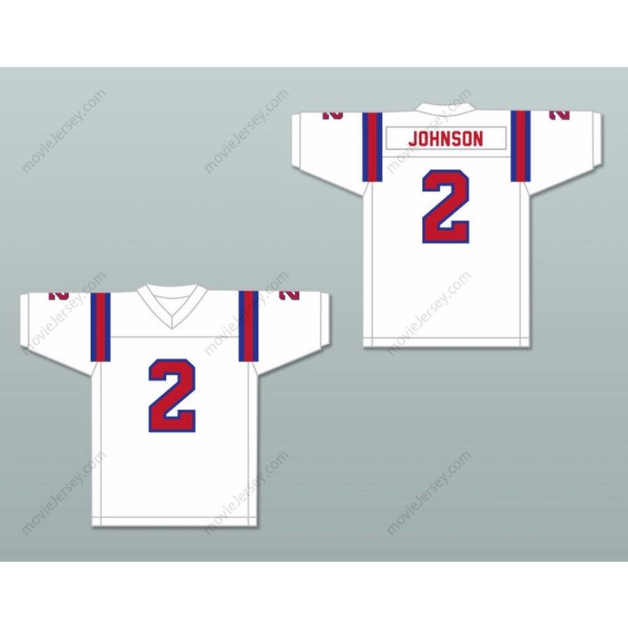 PERSONALIZA Cualquier Nombre Número 1983 USFL TRUMAINE JOHNSON 2 CHICAGO BLITZ ROAD Camiseta de Fútbol Americana Cosida S-6XL