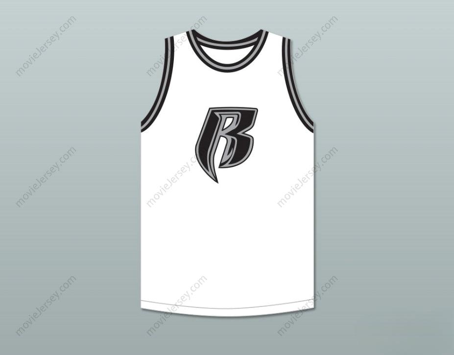 Camiseta de baloncesto blanca DMX 84 ROUGH RYDERS, personalizada con nombre y número, 5 costuras de alta calidad, tallas S-6XL