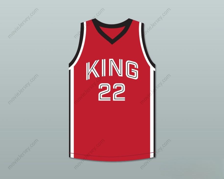 CUSTOM ANY Name Number KAWHI LEONARD 22 MARTIN LUTHER KING HIGH SCHOOL  RED BASKETBALL JERSEY 9 Top Stitched S-6XL