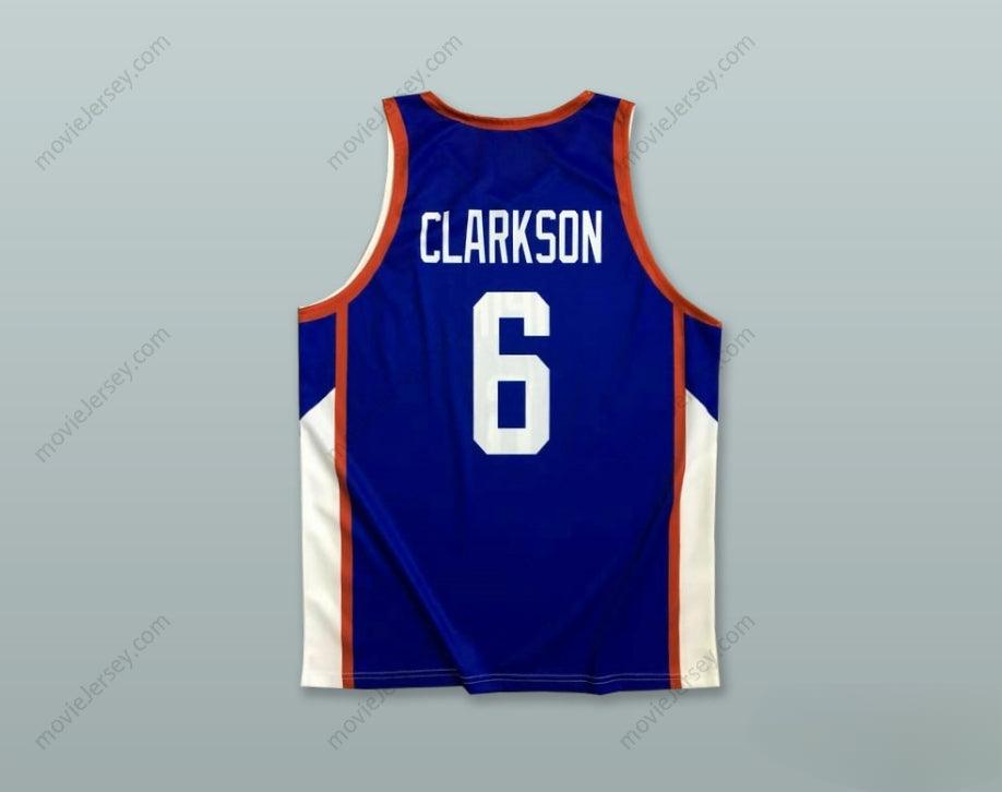 PERSONALIZA Cualquier Nombre Número JORDAN CLARKSON 6 FILIPINAS AZUL CAMISETA BALONCESTO Cosida Tallas S-6XL