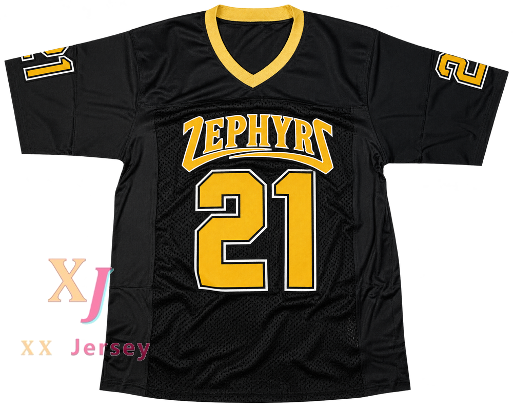 Custom Saquon Barkley 21 Whitehall High School Zephyrs Black Football Jersey