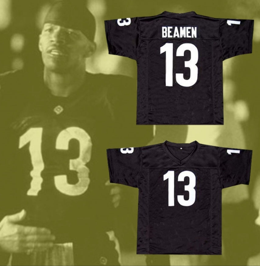 Custom Willie Beamen 13 Miami Sharks Black Football Jersey