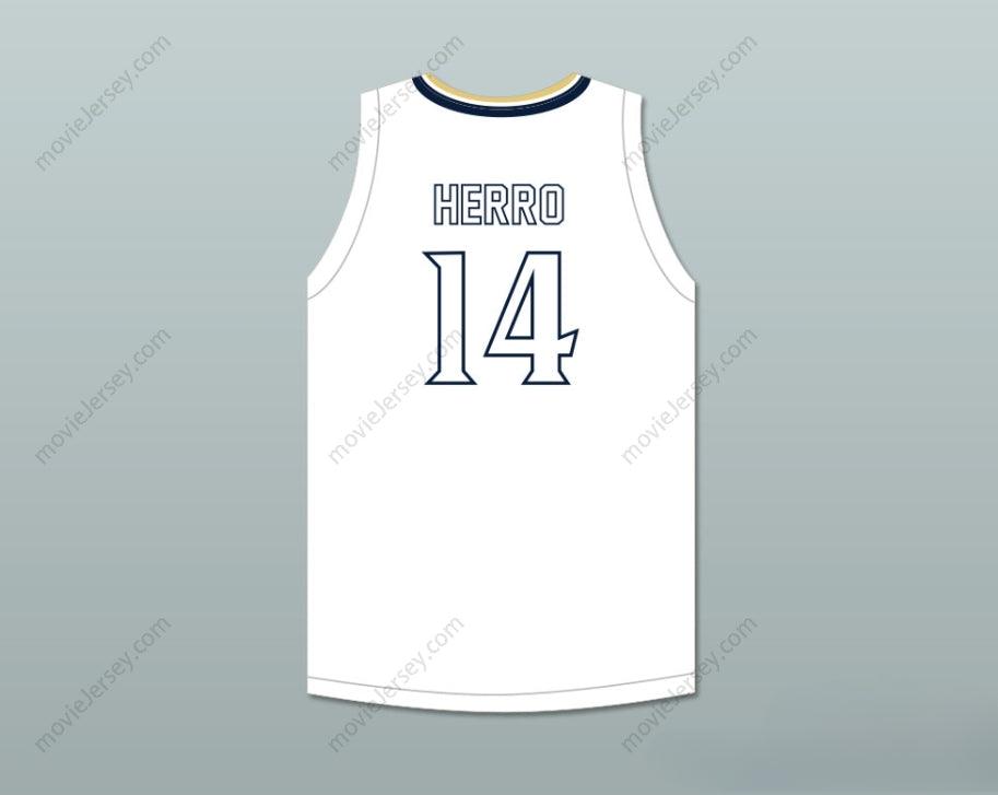 PERSONALIZA Cualquier Nombre Número TYLER HERRO 14 WHITNALL HIGH SCHOOL FALCONS JERSEY DE BALONCESTO BLANCO Top Cosido S-6XL