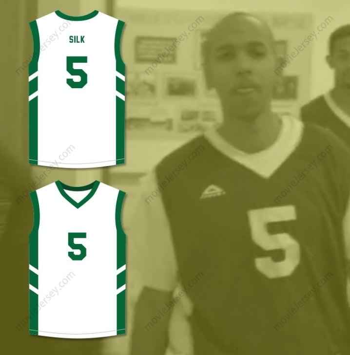 PERSONALIZADO Cualquier Nombre Número ANDRE 'SILK' POOL 5 CAMISETA DE BALONCESTO BLANCA DENNIS RODMAN'S BIG BANG IN PYONGYANG Costuras superiores S-6XL