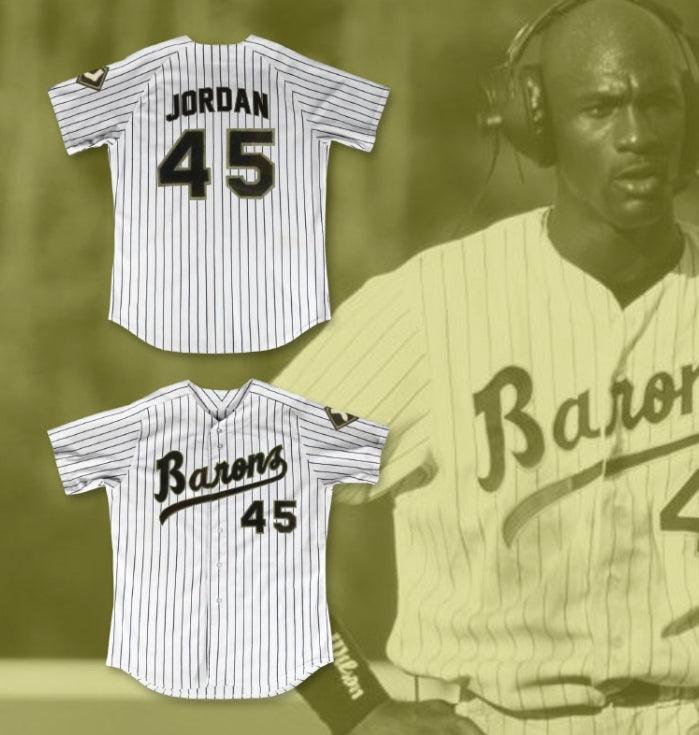 Custom Cualquier Nombre Número MICHAEL 45 BIRMINGHAM BARONS CAMISETA BÉISBOL RAYAS NUEVA Costura Superior S-6XL