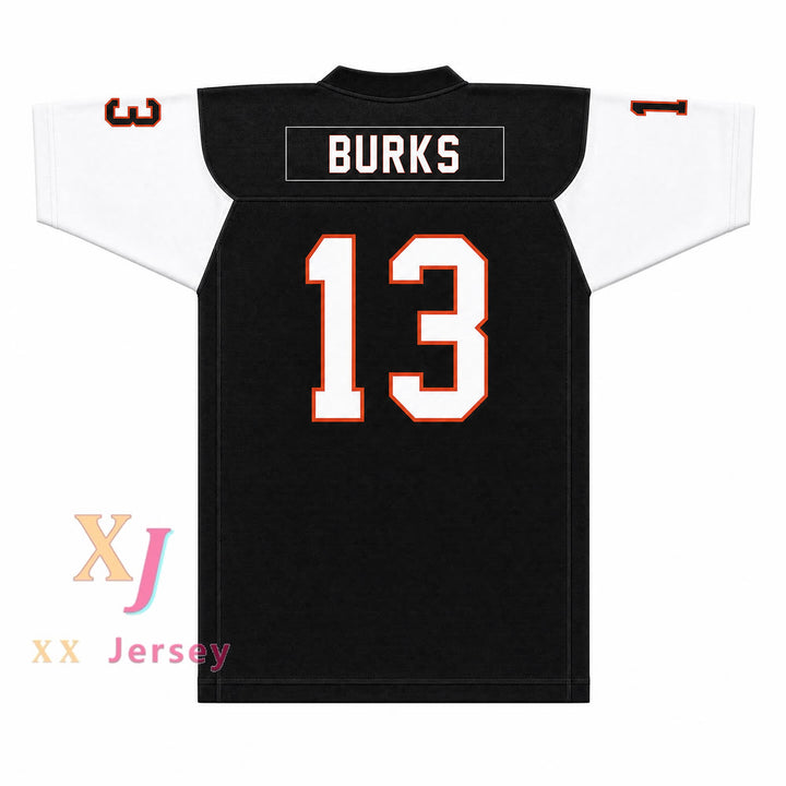 PERSONALIZADA Cualquier Nombre Número TREYLON BURKS 13 WARREN HIGH SCHOOL LUMBERJACKS Camiseta de Fútbol Cosida Tallas S-6XL