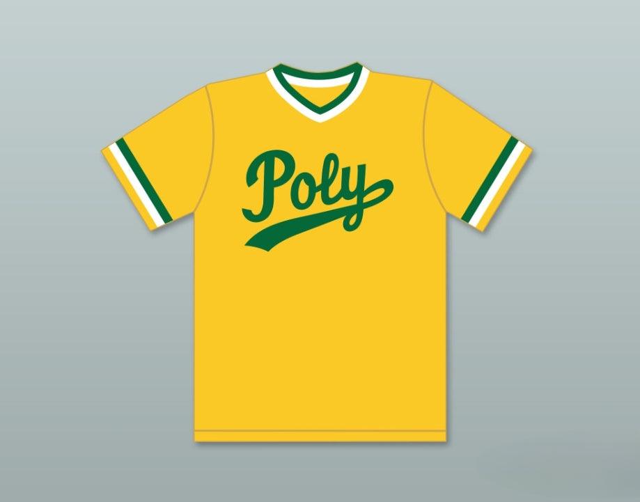Custom Any Name Number TONY GWYNN 19   POLYTECHNIC HIGH SCHOOL JACKRABBITS YELLOW BASEBALL JERSEY 2 Top Stitched S-6XL