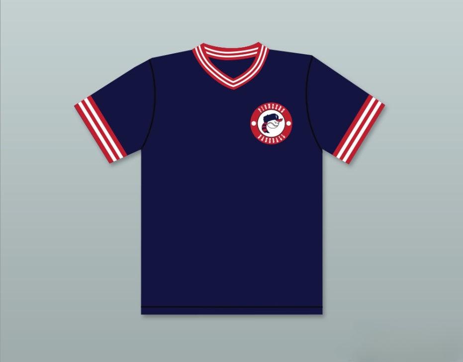 Jersey de béisbol de visitante PIONEERS HARDBALL SITCOM LLOYD LACOMBE 55 con cualquier nombre y número, costuras superiores, tallas S-6XL