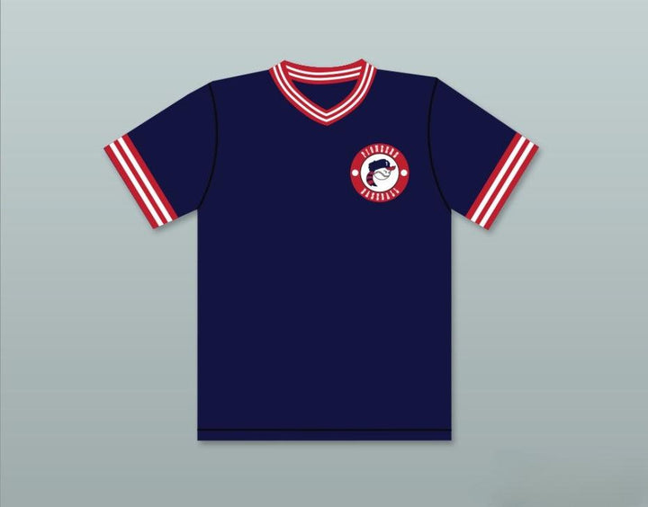 Jersey de béisbol de visitante PIONEERS HARDBALL SITCOM LLOYD LACOMBE 55 con cualquier nombre y número, costuras superiores, tallas S-6XL