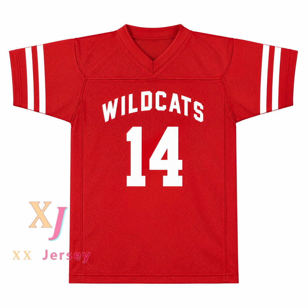 PERSONALIZAR Cualquier Nombre Número TROY BOLTON 14 EAST HIGH SCHOOL WILDCATS Camiseta de Fútbol Cosida Tallas S-6XL