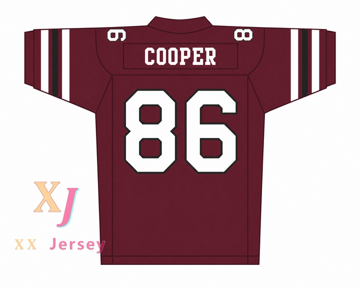 Custom Kyle Cooper 86 Boston Rebels Football Jersey
