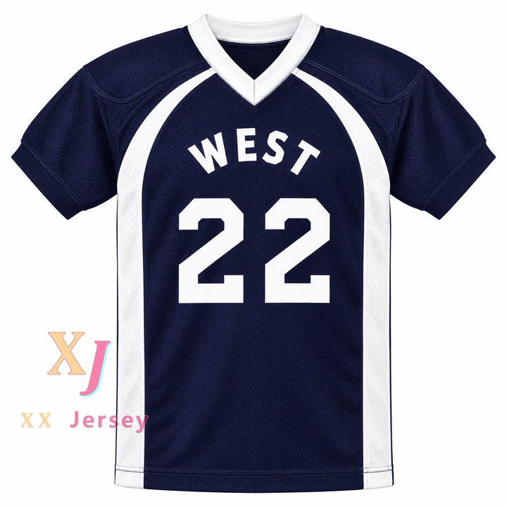 PERSONALIZA CUALQUIER Nombre Número EL JUGADOR ANTERIORMENTE CONOCIDO COMO MOUSECOP 22 CAMISETA DE FÚTBOL DE WEST KEY PEELE Cosida a mano S-6XL