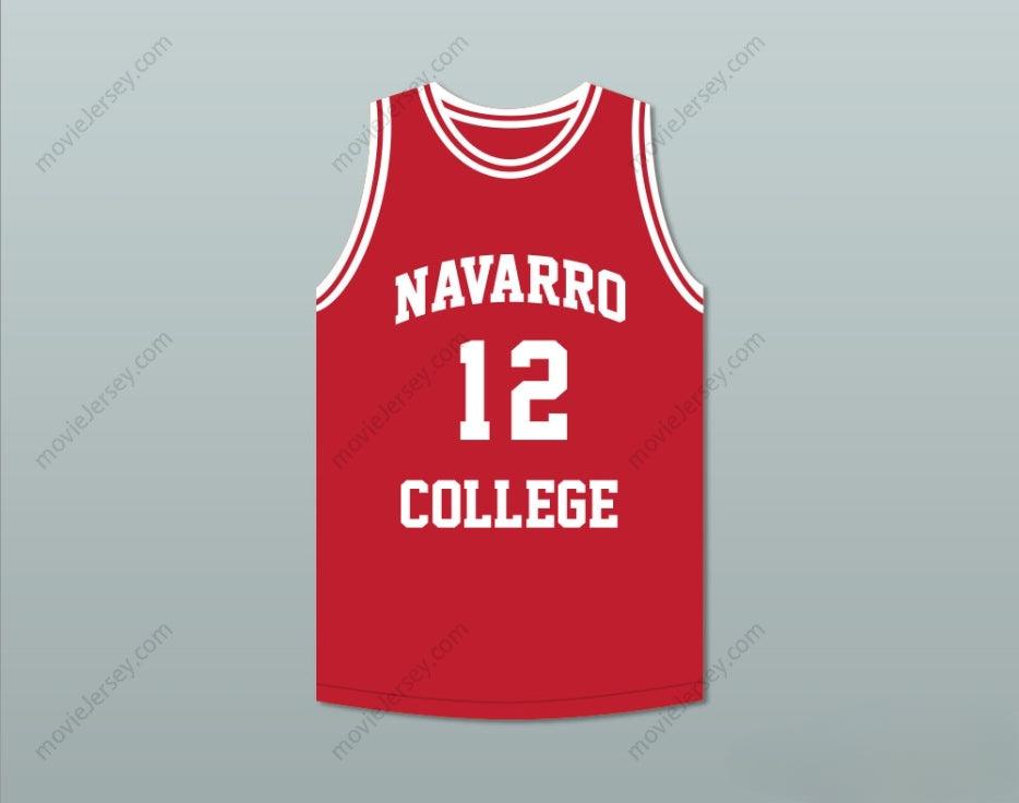 PERSONALIZA CUALQUIER Nombre Número RAPERO CAMERON GILES 'DIPSET' 12 NAVARRO CAMISETA ROJA DE BALONCESTO Cosido S-6XL