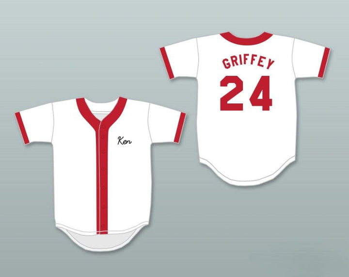 Custom Any Name Number KEN GRIFFEY JR 24  NUCLEAR POWER PLANT SOFTBALL TEAM BASEBALL JERSEY Top Stitched S-6XL