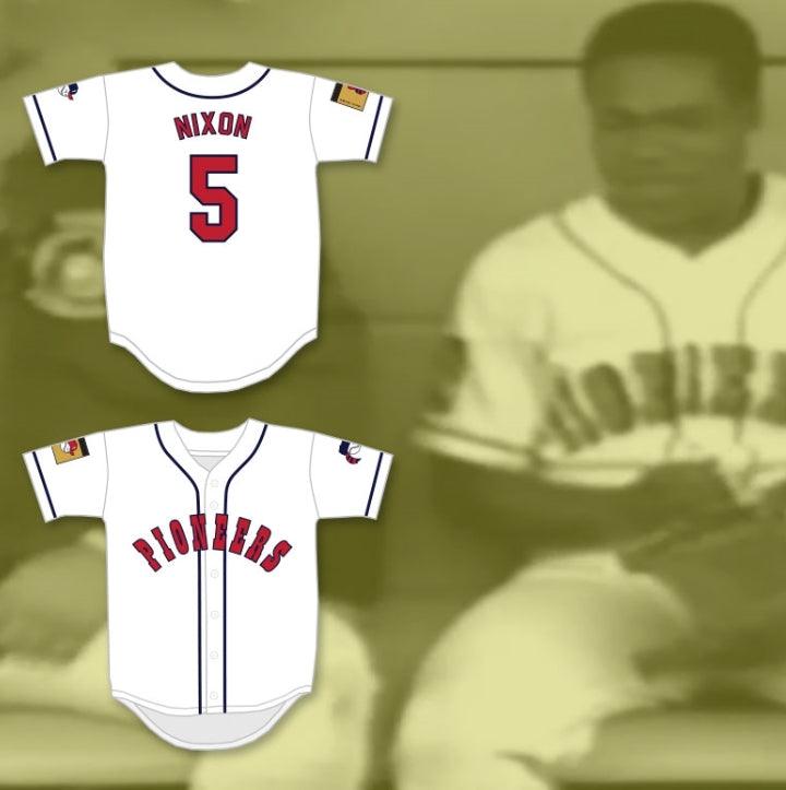 Camiseta de béisbol personalizada con cualquier nombre y número ARNOLD NIXON 5 PIONEERS HOME de béisbol de la comedia de situación, con costuras superiores, de la talla S a la 6XL