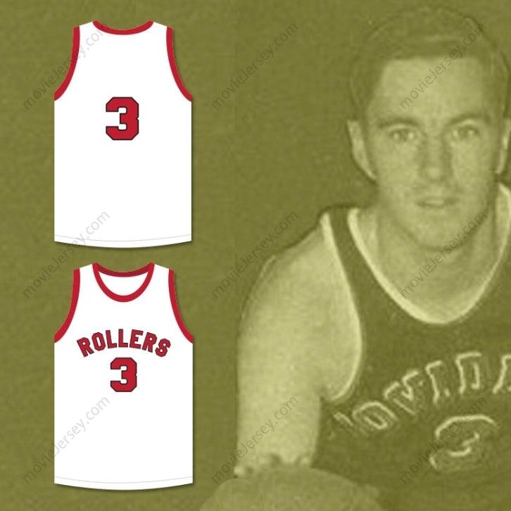 PERSONALIZA CUALQUIER Nombre Número ERNIE CALVERLEY 3 PROVIDENCE STEAMROLLERS JERSEY DE BALONCESTO BLANCO 3 Confección Premium S-6XL