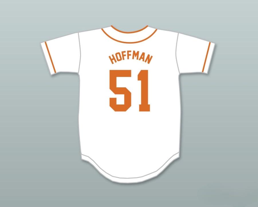 Personalizado Cualquier Nombre Número TREVOR HOFFMAN 51 BELLFLOWER LITTLE LEAGUE CAMISETA DE BÉISBOL BLANCA 2 Costuras Superiores S-6XL