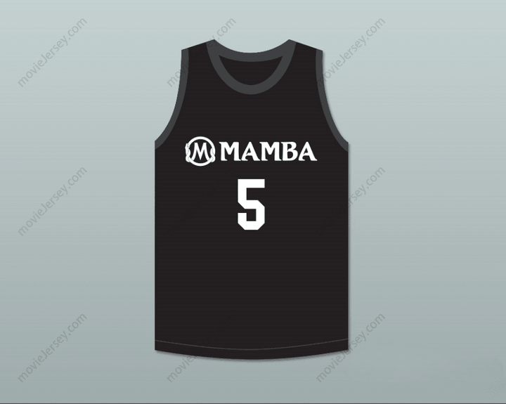 CUSTOM ANY Name Number ALYSSA ALTOBELLI 5 MAMBA BALLERS BLACK BASKETBALL JERSEY Top Stitched S-6XL