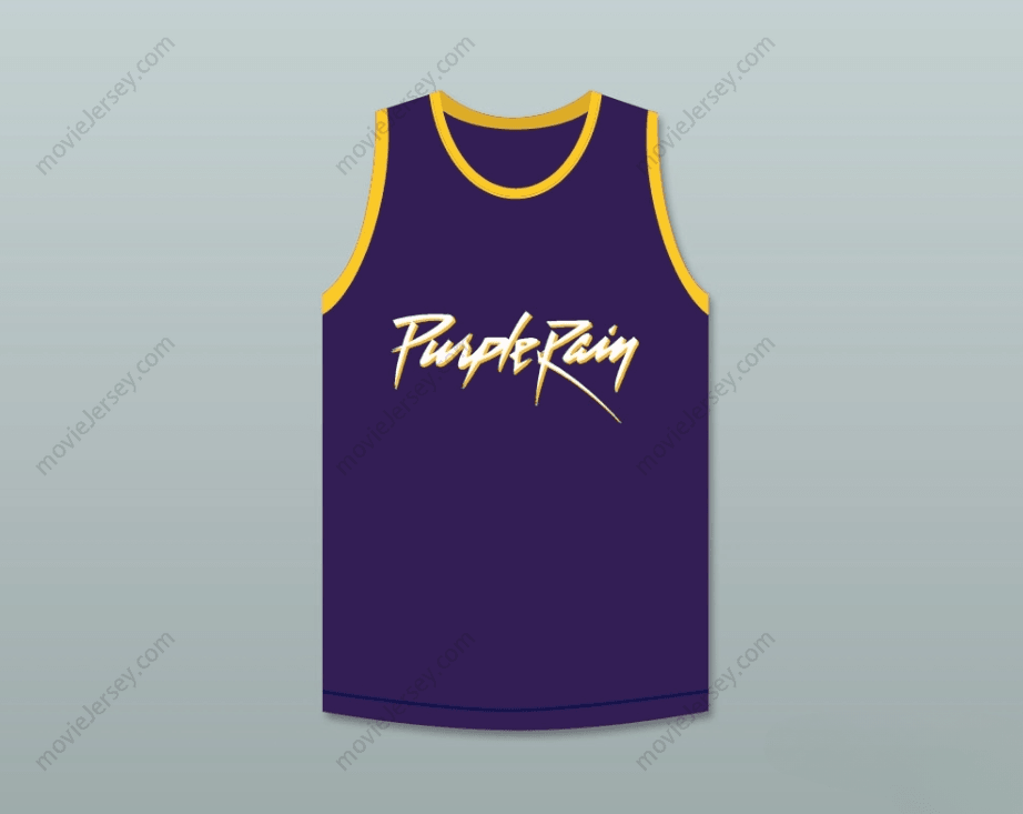 CUSTOM ANY Name Number PRINCE PURPLE RAIN BASKETBALL JERSEY Top Stitched S-6XL
