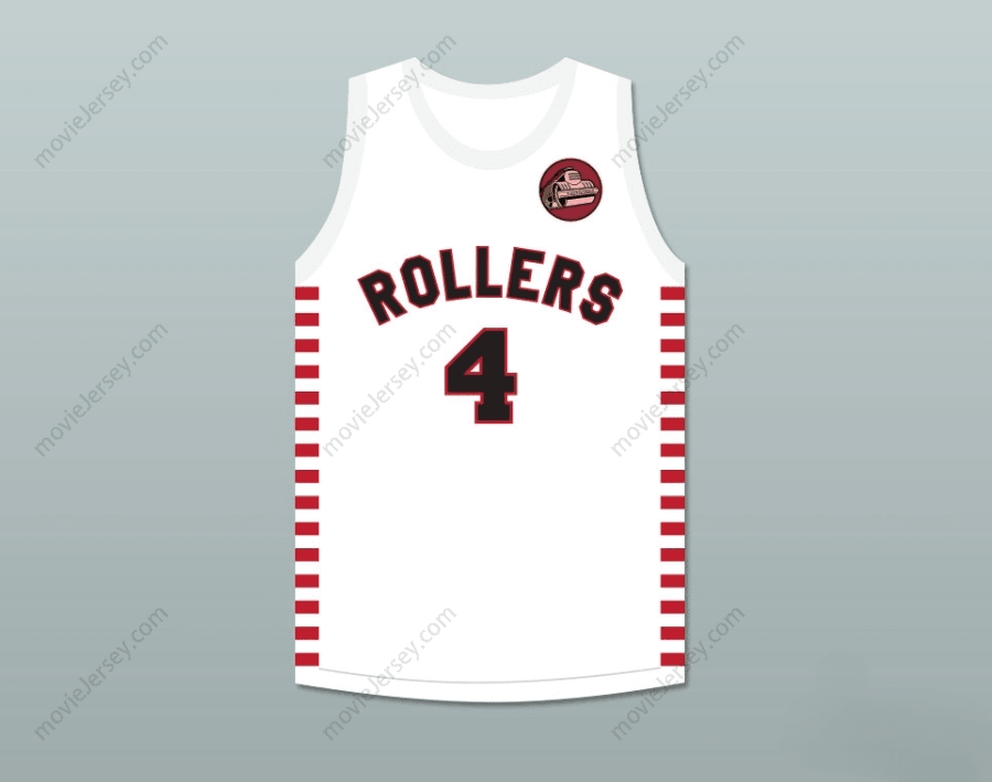 CUSTOM ANY Name Number DINO MARTIN 4 PROVIDENCE STEAMROLLERS WHITE BASKETBALL JERSEY WITH PATCH 1 Top Stitched S-6XL