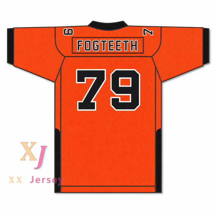 PARCHES PERSONALIZADOS CON CUALQUIER Nombre DIENTES DE NIEBLA ORC Camiseta de fútbol 79 Cosida S-6XL