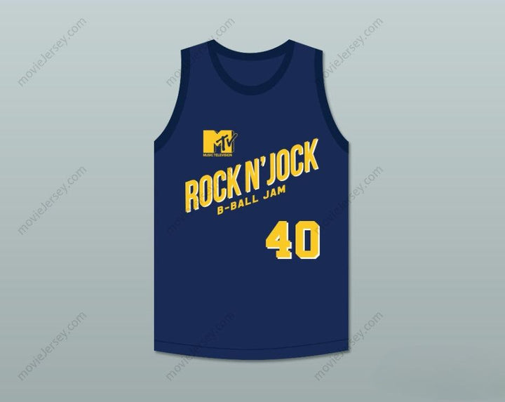 CAMISETA DE BALONCESTO PERSONALIZADA (cualquier nombre y número) SHAWN KEMP 40 VIOLATORS SECOND ANNUAL ROCK N' JOCK B-BALL JAM 1992, Costuras Reforzadas S-6XL