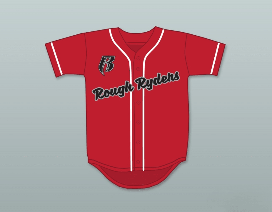 Camiseta de béisbol roja DMX 84 ROUGH RYDERS con nombre y número personalizados, costuras de primera calidad, tallas S-6XL
