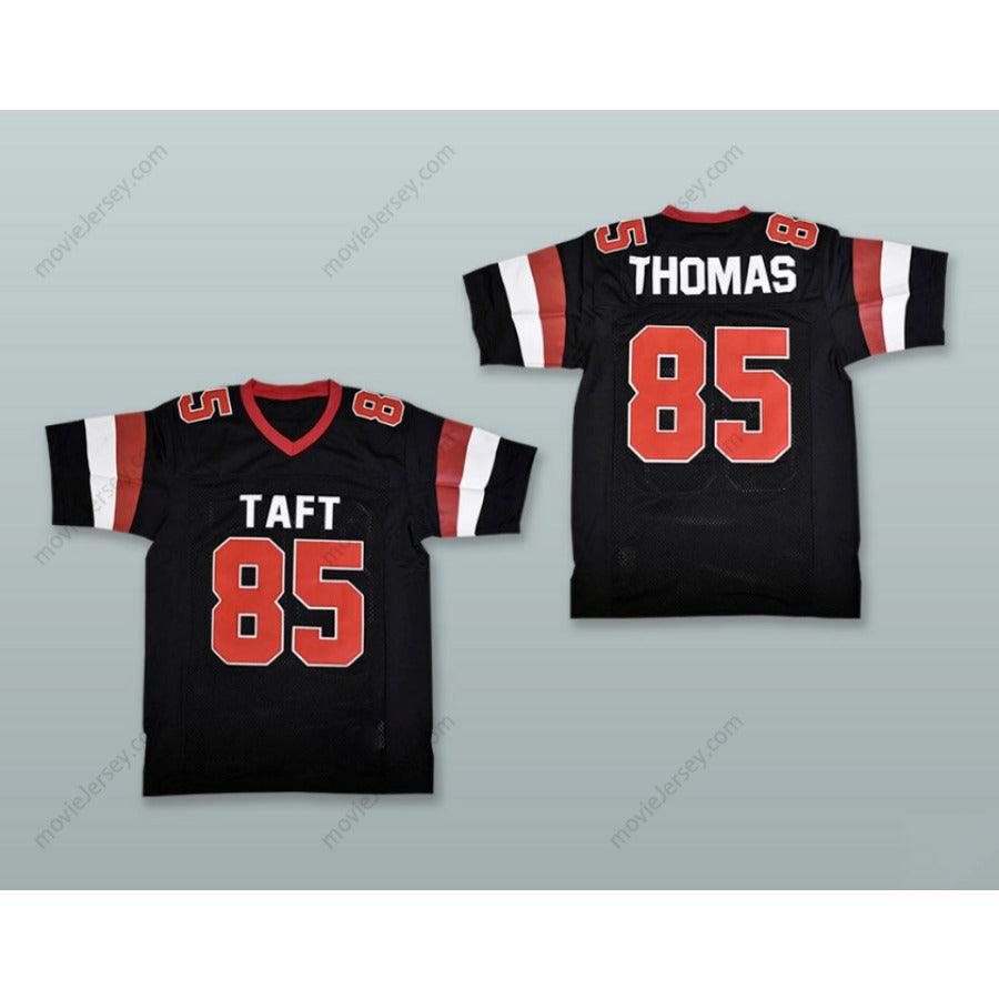 PERSONALIZA CUALQUIER Nombre Número MICHAEL THOMAS 85 WILLIAM HOWARD TAFT CHARTER HIGH SCHOOL TOREADORS Camiseta de Fútbol Negra Cosida Tallas S-6XL