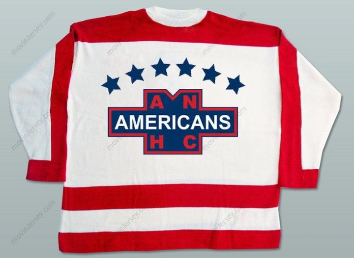Camiseta de hockey New York Americans personalizada con cualquier nombre y número, nueva, cosida, tallas S-6XL