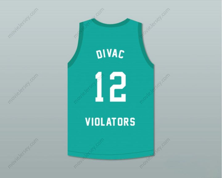 CAMISETA DE BALONCESTO PERSONALIZADA CON CUALQUIER Nombre y Número VLADE DIVAC 12 VIOLATORS 3.er ANUAL ROCK N' JOCK B-BALL JAM 1993, costuras superiores S-6XL