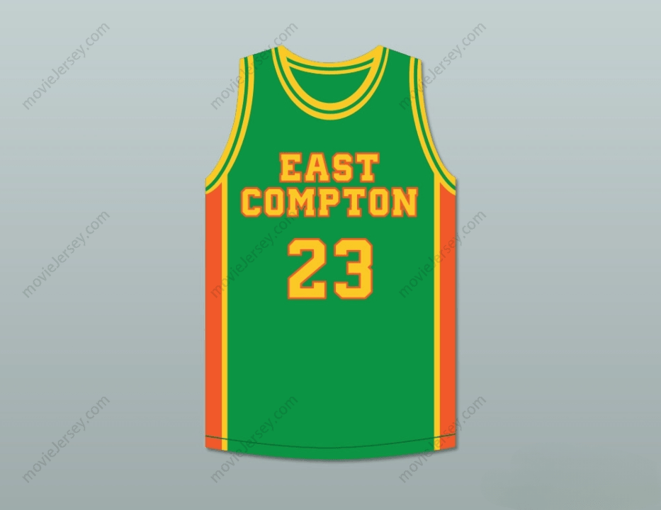 CAMISETA DE BALONCESTO VERDE EAST COMPTON CLOVERS CON NOMBRE Y NÚMERO PERSONALIZABLES, Cosida, Tallas S-6XL