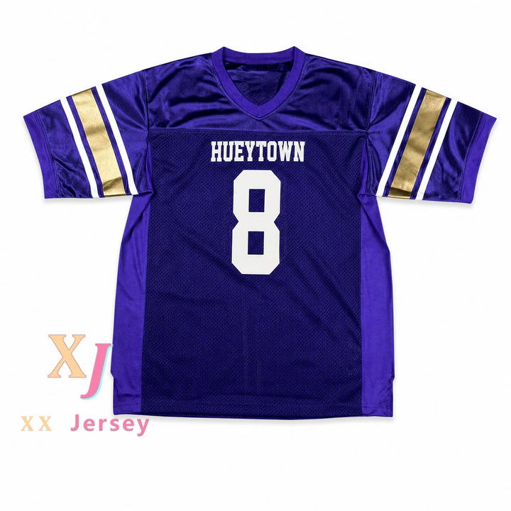 PERSONALIZADA cualquier nombre número JAMEIS WINSTON 8 CAMISETA DE FÚTBOL DORADA HUEYTOWN HIGH SCHOOL GOPHERS Cosida Talla S-6XL
