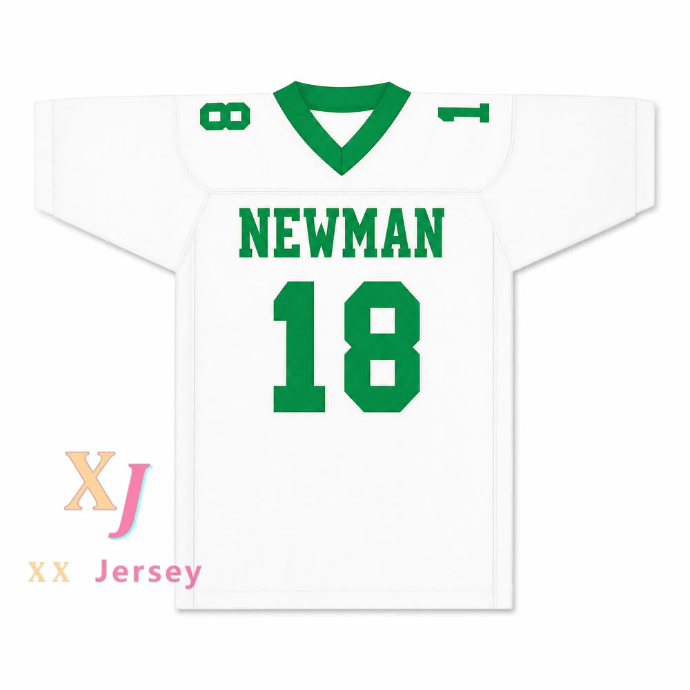 CUSTOM Name PEYTON MANNING 18 ISIDORE NEWMAN HIGH SCHOOL WHITE FOOTBALL JERSEY Top Stitched S-6XL