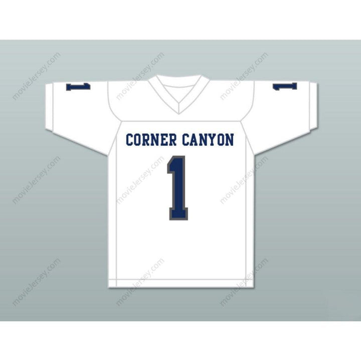 PERSONALIZA cualquier Nombre Número ZACH WILSON 1 CANYON HIGH SCHOOL CHARGERS Camiseta de Fútbol Americana Cosida Tallas S-6XL