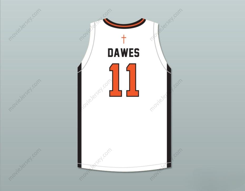 PERSONALIZA CUALQUIER Nombre Número KENNY DAWES 11 BISHOP HAYES TIGERS CAMISETA DE BALONCESTO BLANCA THE WAY BACK Cosido S-6XL