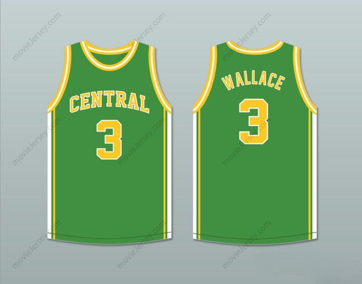 PERSONALIZADO Cualquier Nombre Número BEN WALLACE 3 CENTRAL HIGH SCHOOL HAYNEVILLE LIONS CAMISETA BALONCESTO VERDE Costura Superior Tallas S-6XL