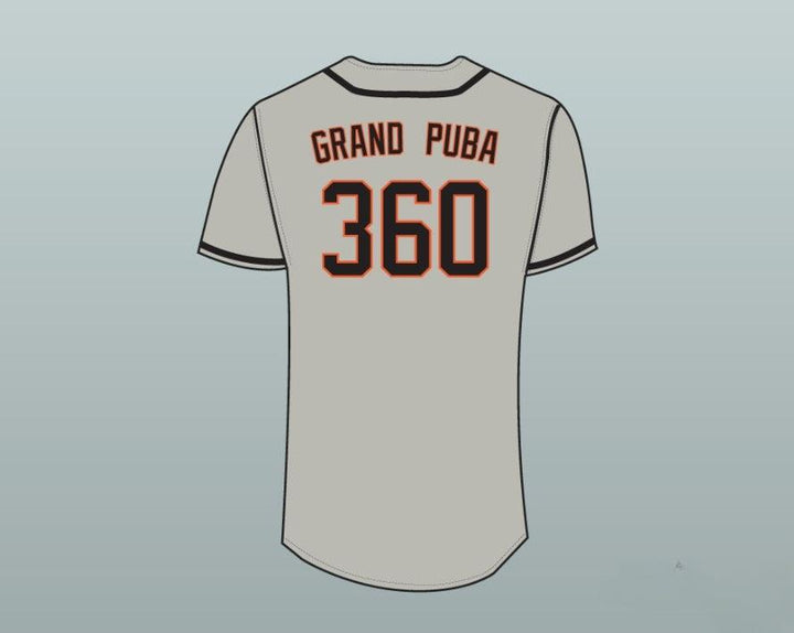Camiseta de béisbol GRAND PUBA 360 personalizada con nombre y número, cosida, nueva, con puntada superior S-6XL