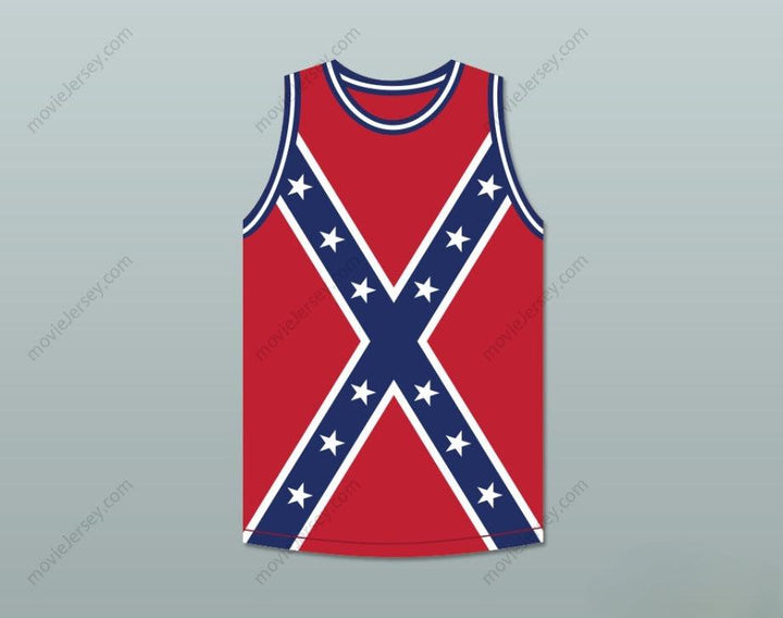 PERSONALIZA CUALQUIER Nombre Número GENERAL NATHAN BEDFORD FORREST 62 BANDERA DEL CUERPO DE CABALLERÍA DE FORREST CAMISETA DE BALONCESTO Cosida Tallas S-6XL