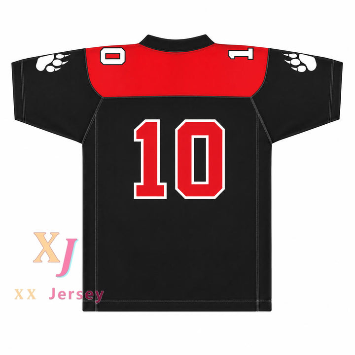 Custom Tami Maida 10 Minnville High School Grizzlies Football Jersey